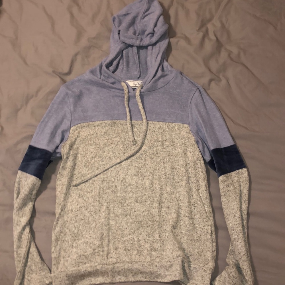 Thin color block hoodie